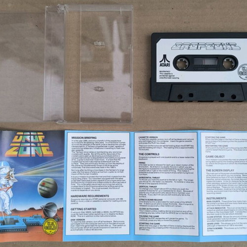 Drop Zone (US Gold) Atari XL / XE cassette like new