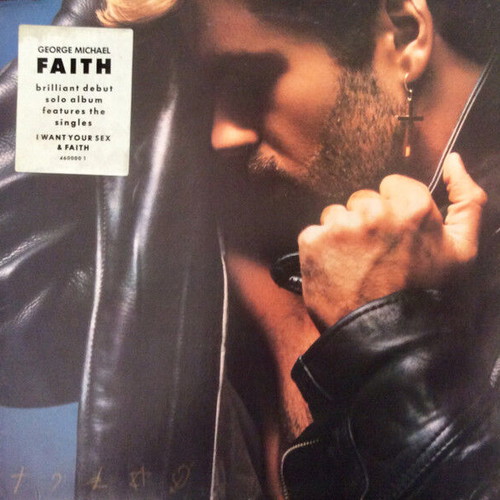George Michael Faith vinyl record used, pop