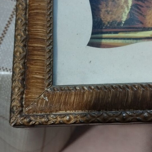 Vintage set of 2 Chinese 3D Feather Art wall frames (1960s-70s)