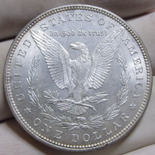 1896 Morgan Silver Dollar new, American silver