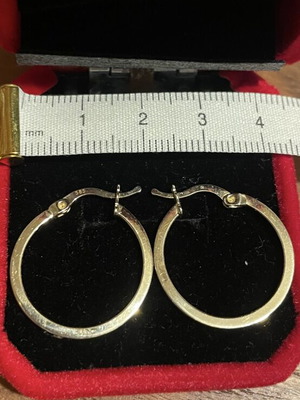 585 gold hoop earrings