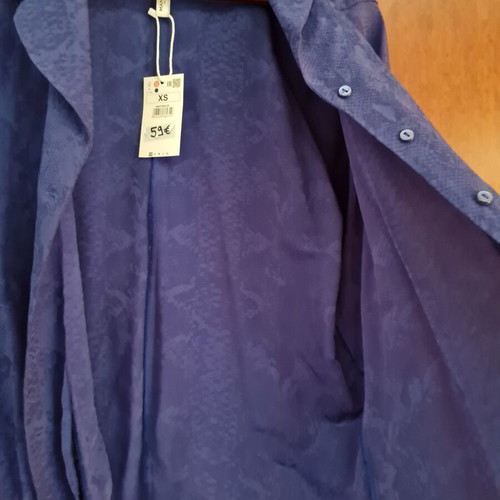 Mango shirt new, blue, viscose, sizes S and M