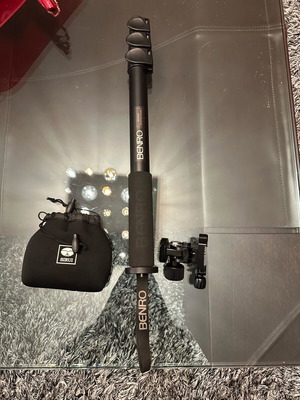 Μονοπόδι Benro και κεφαλή Sirui σαν καινούργια για φωτογραφία και βίντεο