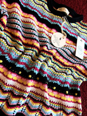 BSB Jeans Colorful Knitted Top Sweater new with tags, size S