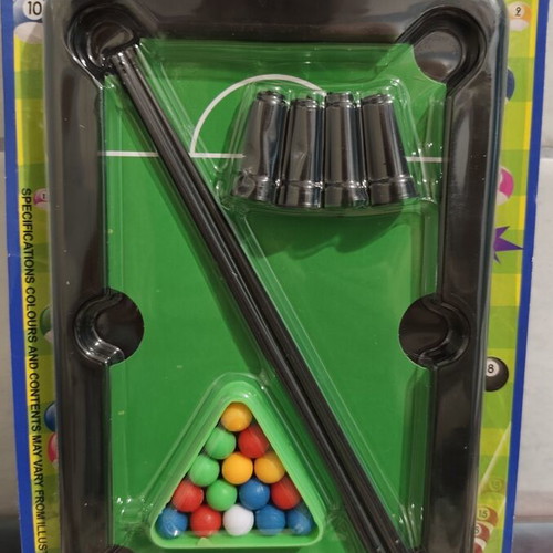 Mini Billiards Table new, plastic, 22x13.5 cm