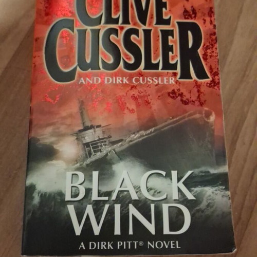 Black Wind book used, Dirk Pitt novel by Clive Cussler