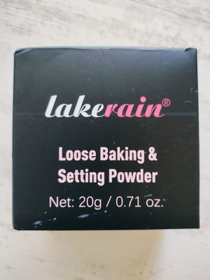 Lakerain Loose Baking & Setting Powder new, translucent pink