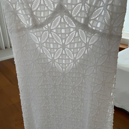 Sissy Christidou white lace dress new