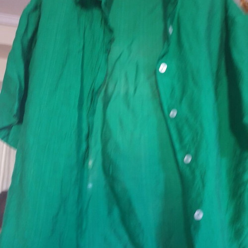 Shein shirt and shorts set new, green, size S