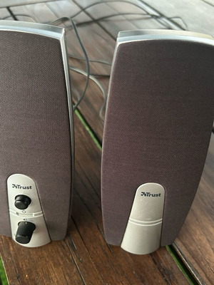 Trust computer speakers used