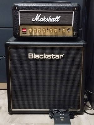 Marshall DSL1 Head and Blackstar HT110 Cabinet like new