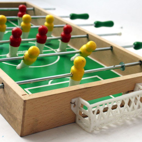 Vintage 90's wooden foosball Moustakas new