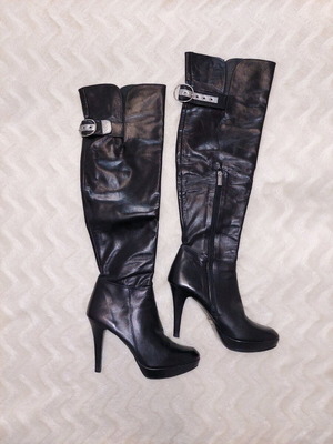 DoDiCi leather boots used, size 40, black