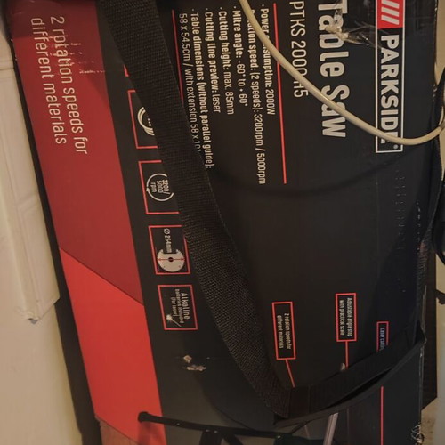 Parkside table saw new