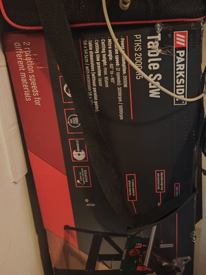 Parkside table saw new