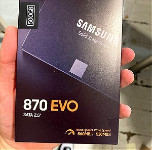 Samsung 870 Evo SSD 500GB 2.5'' SATA III Σφραγισμένο
