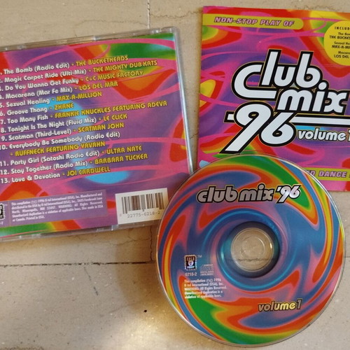 CD pack of 10 used with DJ Dance Music, The B-52's, Modern Talking