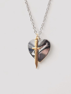 Heart & Dagger necklace new from Precious Weapons by Fetty