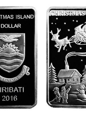 Collector Coin Christmas 2016 Ag 999/1000 New