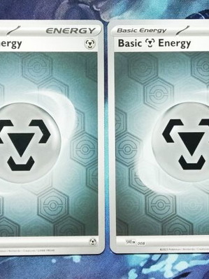 Basic Metal Energy Pokemon Nearmint, 4 Reverse Holo Cards