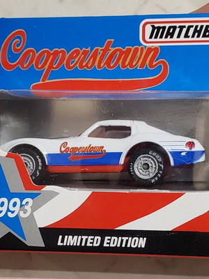 Matchbox 1993 Chevrolet Corvette Stingray Cooperstown Limited Edition σφραγισμένο