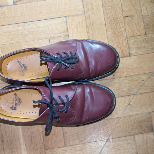 Dr Martens 1461 burgundy shoes used, size 44