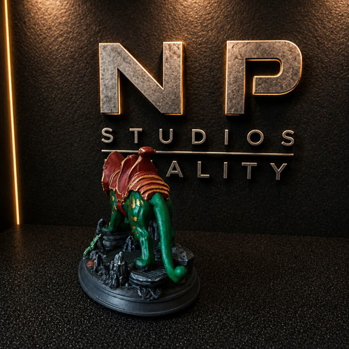 Battle Cat MOTU figure painted by NP Studios new