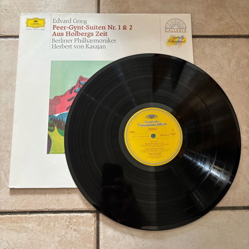 Edvard Grieg Music Record LP used
