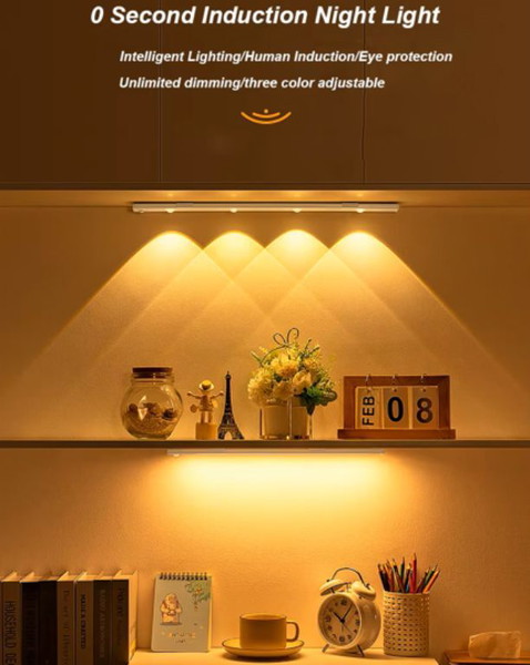 ΦΩΤΙΣΤΙΚΟ τύπου βέργας με 4 led και φώς με εφέ καμπύλης (επαναφορτιζόμενο)