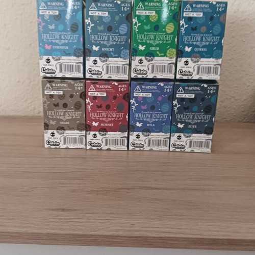 Hollow Knight figures pack of 8 with original boxes