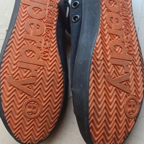 Superdry canvas sneakers black size 43 like new