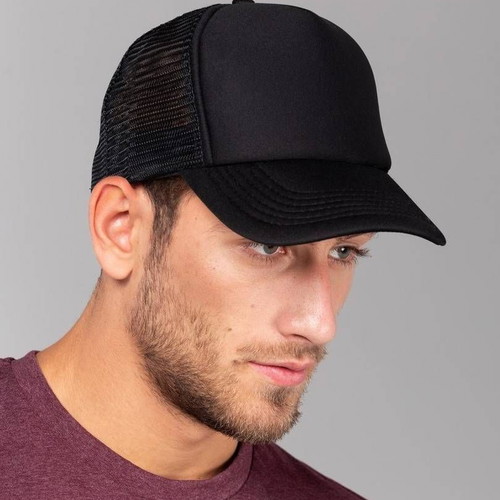 Trucker hat black Blind 00839 new with mesh and adjustable
