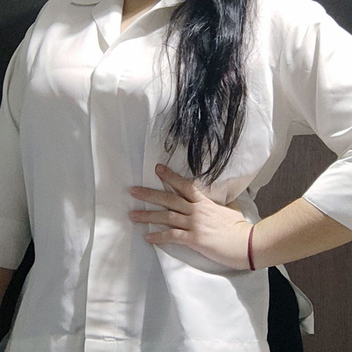 White shirt XL-XXL like new, 3/4 sleeve, soft fabric