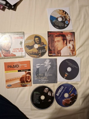 Greek music CD collector's box like new with 3 of 4 CDs