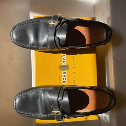 Car Shoe Men's Black Shoes Size 44 Like New