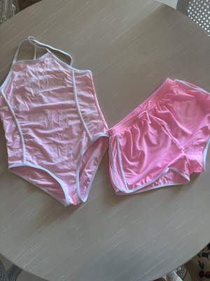 Girls' Pink Swimwear Set size 12 years like new