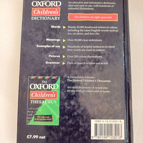 Oxford Children's Dictionary 1994, αγγλικό