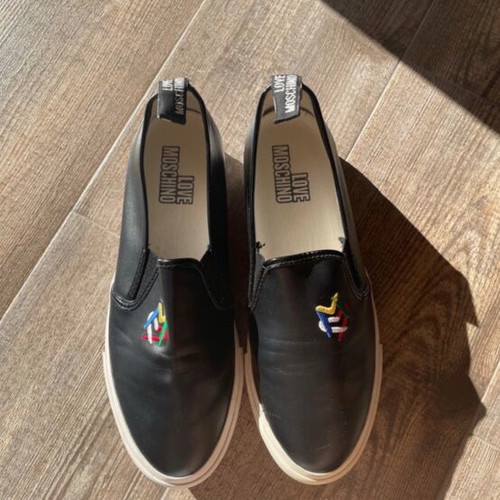 Love Moschino women's shoes used, size 39, black