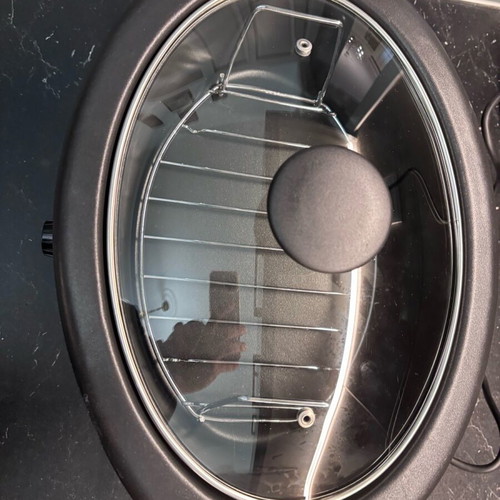 Aroma Roaster Oven 6-Quart stainless steel like new