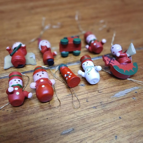 Mini Christmas ornaments used