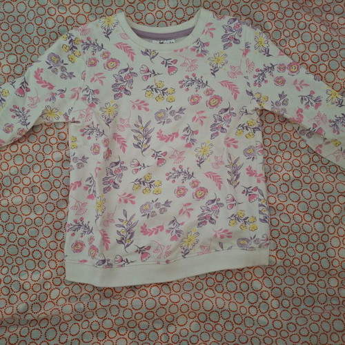 Girls' blouses used, pack of 3, spring-autumn, size 98-104 cm