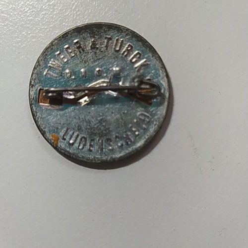 Impex German collectible pin used, 1930s tin badge