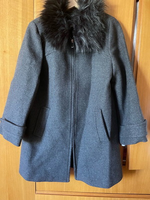Zara wool coat new, size S, gray