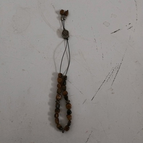 Worry beads like new, 20 with silver and amber