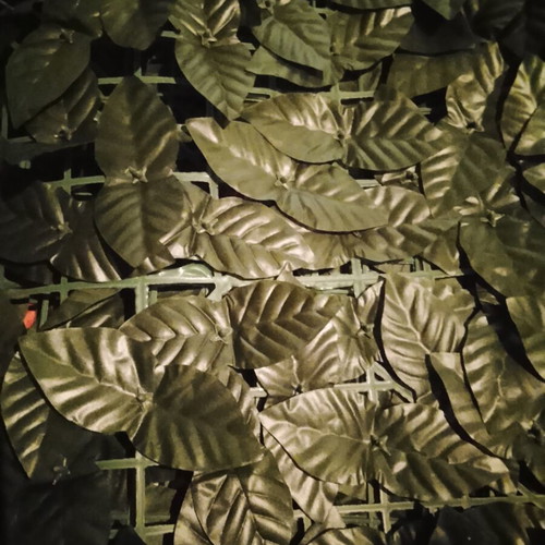 Plastic trellis panels 50x50 with leaves, new set of 3