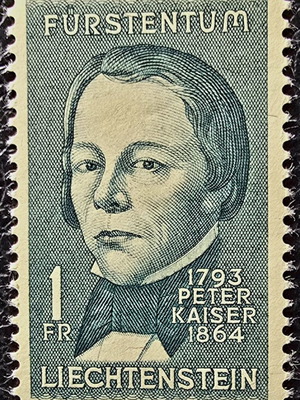 Liechtenstein 1964 mint stamp set