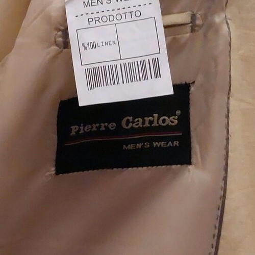 Spring jacket new beige linen size 46