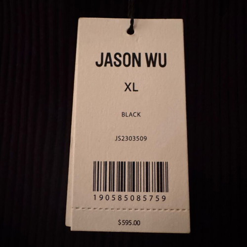 Jason Wu dress new with tag, size XL, black, viscose cotton