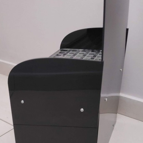 Plexiglass tabletop stand two-tier with 144 organizing slots like new