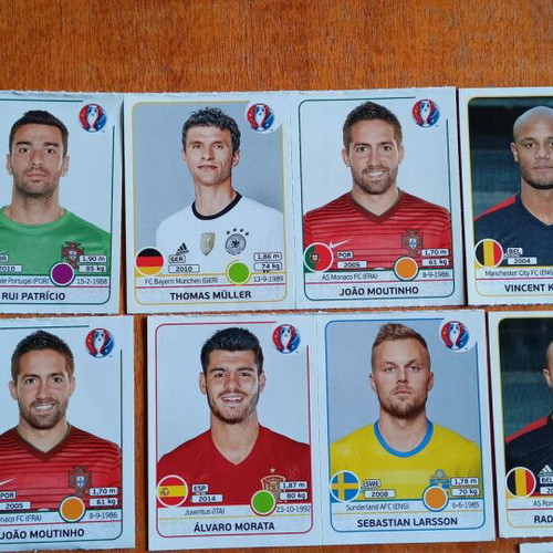 EYRO 2016 Panini Fifa 365 stickers new, pack of 18